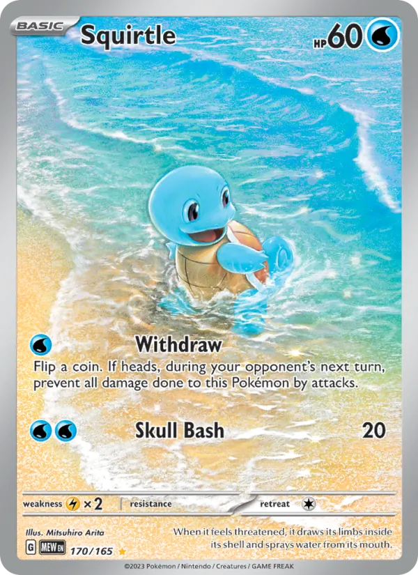 Squirtle Pokémon card